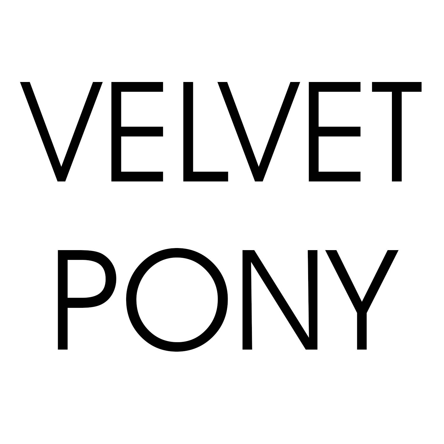 pochette velvet pony